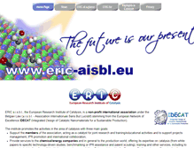 Tablet Screenshot of eric-aisbl.eu